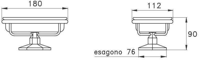 RUBINETTERIE STELLA Portasapone Eccelsa sun-id-1393063 - Вид №1