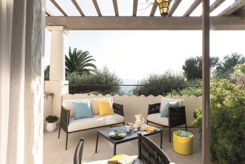 Unopiù Садовое кресло из алюминия и полиолефиновой веревки Luce Lunpog - Вид №5