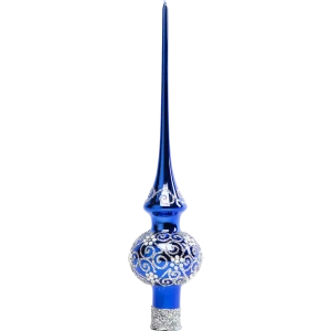 81974405 Верхушка для ёлки «Морозная роспись», 28 см STLM-1480061
