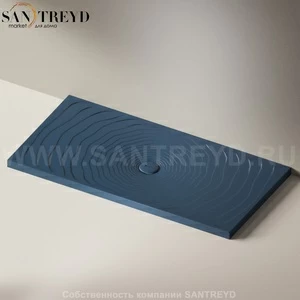 Flaminia WATER DROP Душевой поддон 160 см синий DR8016.7016