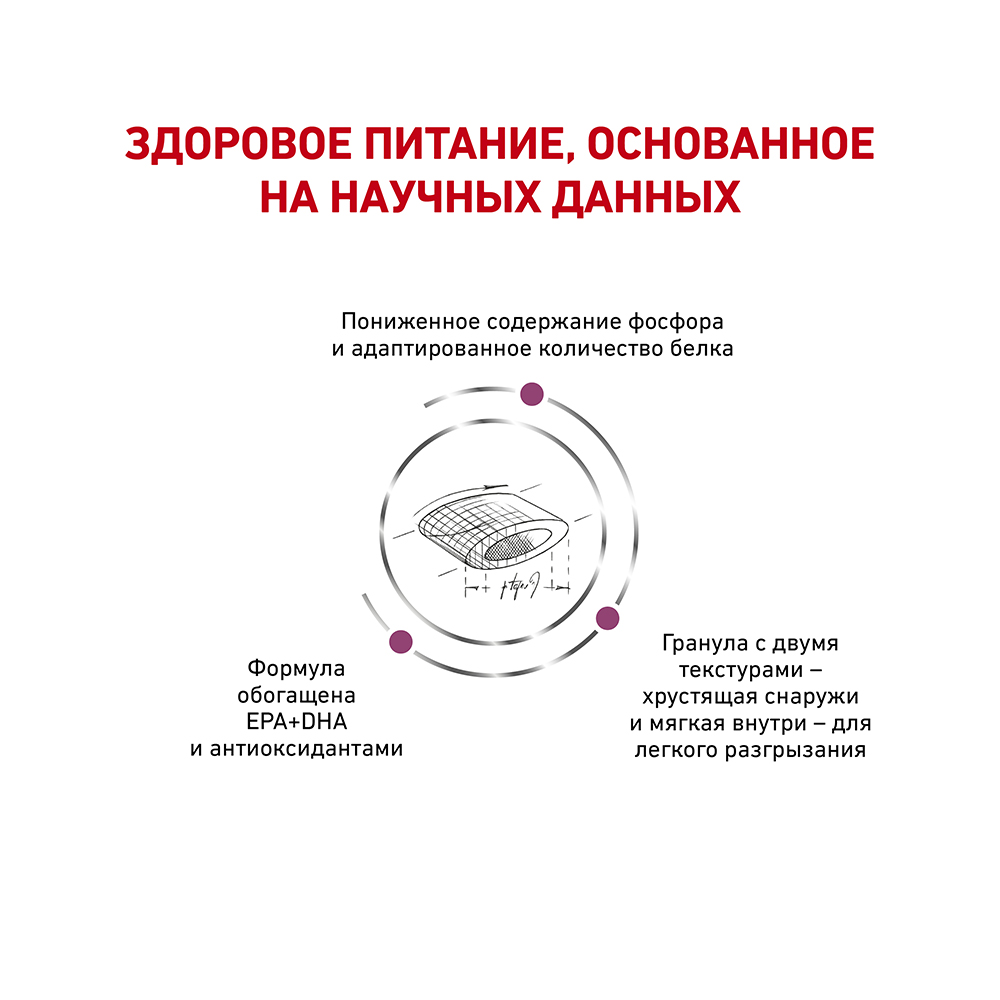 ПР0053533 Корм для кошек Vet Diet Renal Select при хронической почечной недостаточности сух. 2кг ROYAL CANIN  - Вид №3