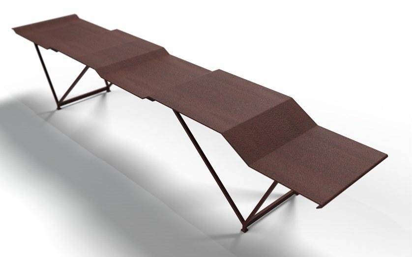 TrackDesign Скамья из стали Corten ™  Osp05078  - Вид №2