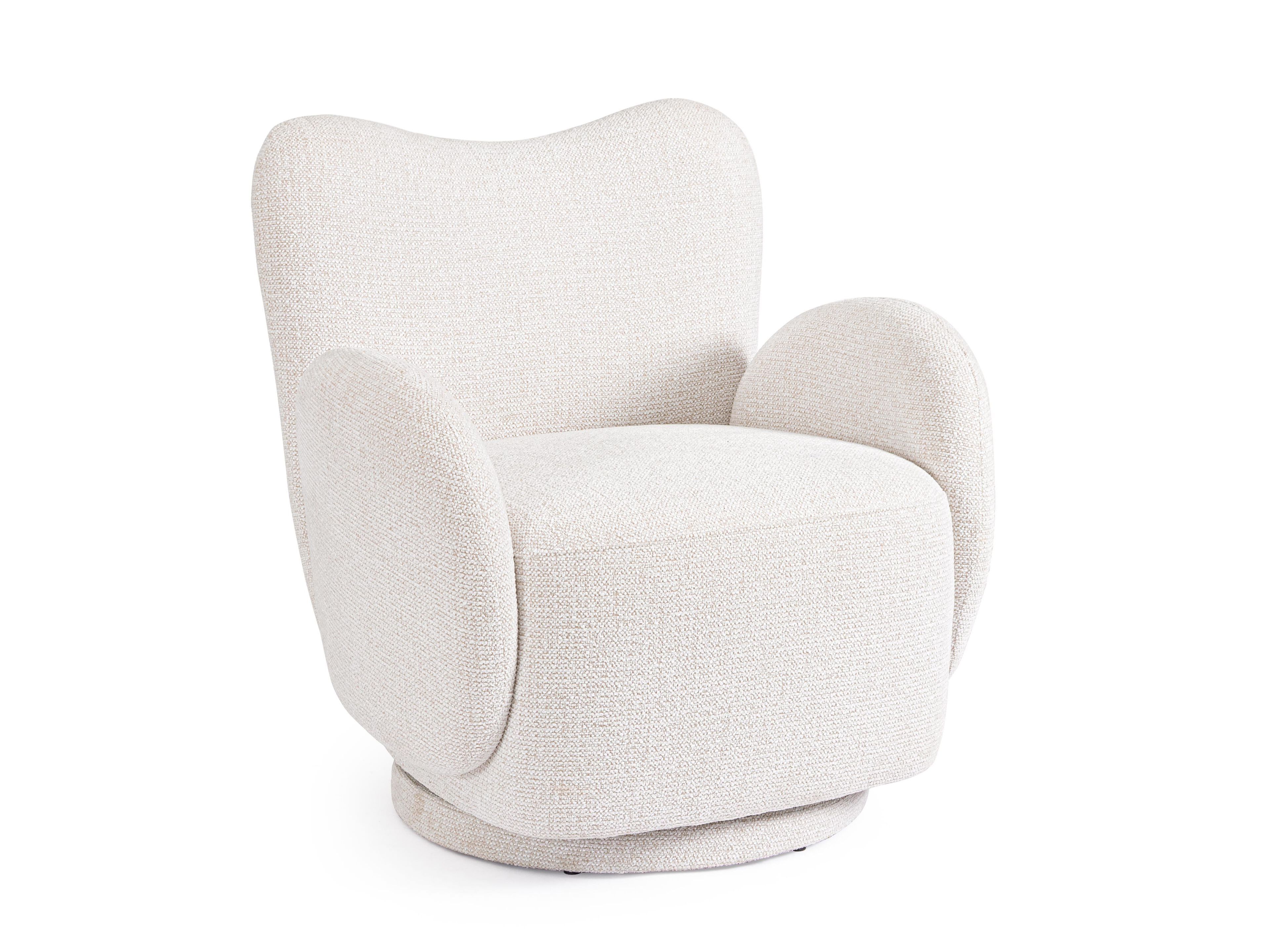 Тканевое вращающееся кресло с подлокотниками BIZZOTTO HARPER ARCH-00143128 - Вид №9