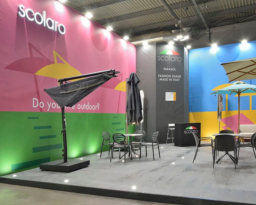 Алюминиевый поворотный зонтик с порошковым покрытием Scolaro Parasol ARCH-00041927 - Вид №14