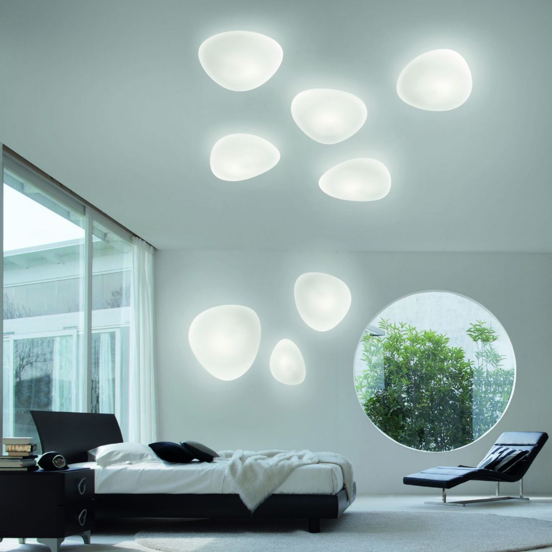 Vistosi NEOCHIC PL/AP R BIAN/SATIN/BIAN светильник настенно-потолочный 118776 - Вид №1