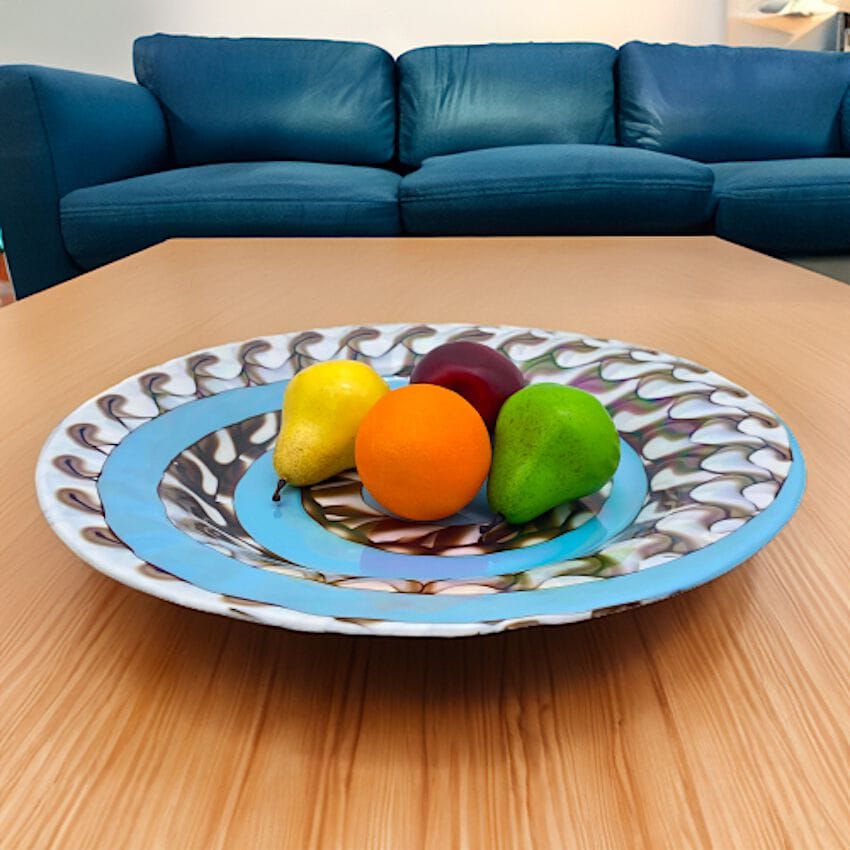 Тарелка для фруктов из муранского стекла ручной работы YourMurano Decorative Plates ARCH-00046014 - Вид №4