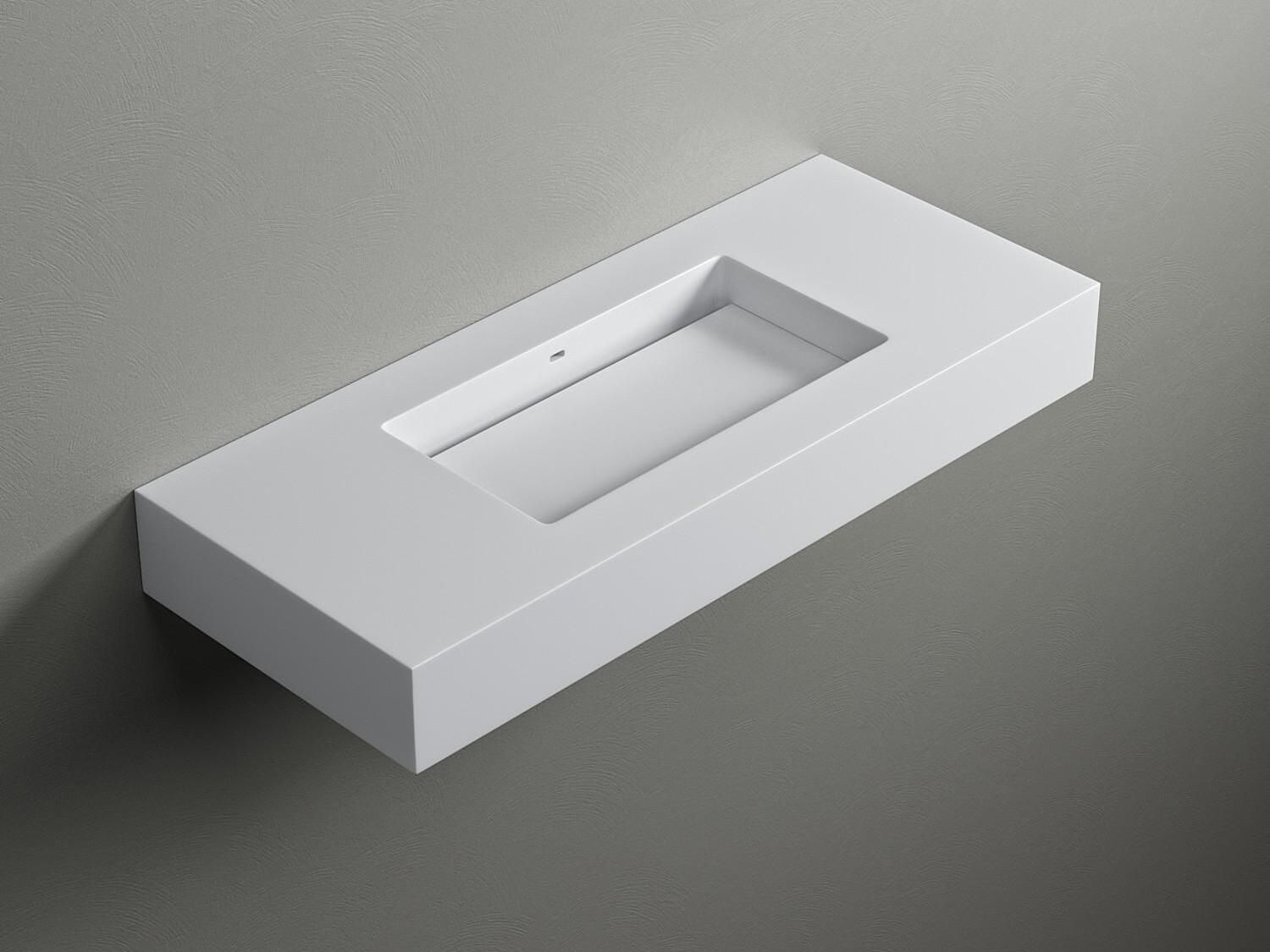 Подвесная раковина Corian® с столешницей Acquapazza Corian ® elements ARCH-00113434