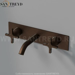 Встроенный смеситель AMEM321BR MEMORY для раковины бронзовый