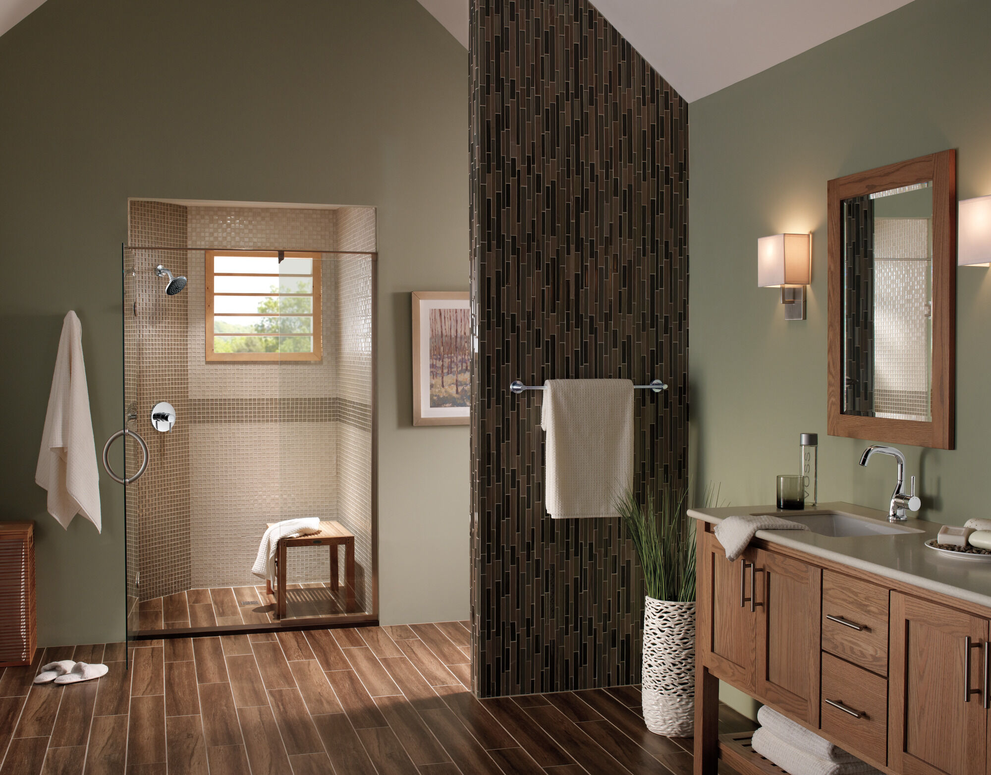 IAO20124 24-дюймовый одинарный полотенцесушитель Delta Faucet Modern Хром - Вид №1