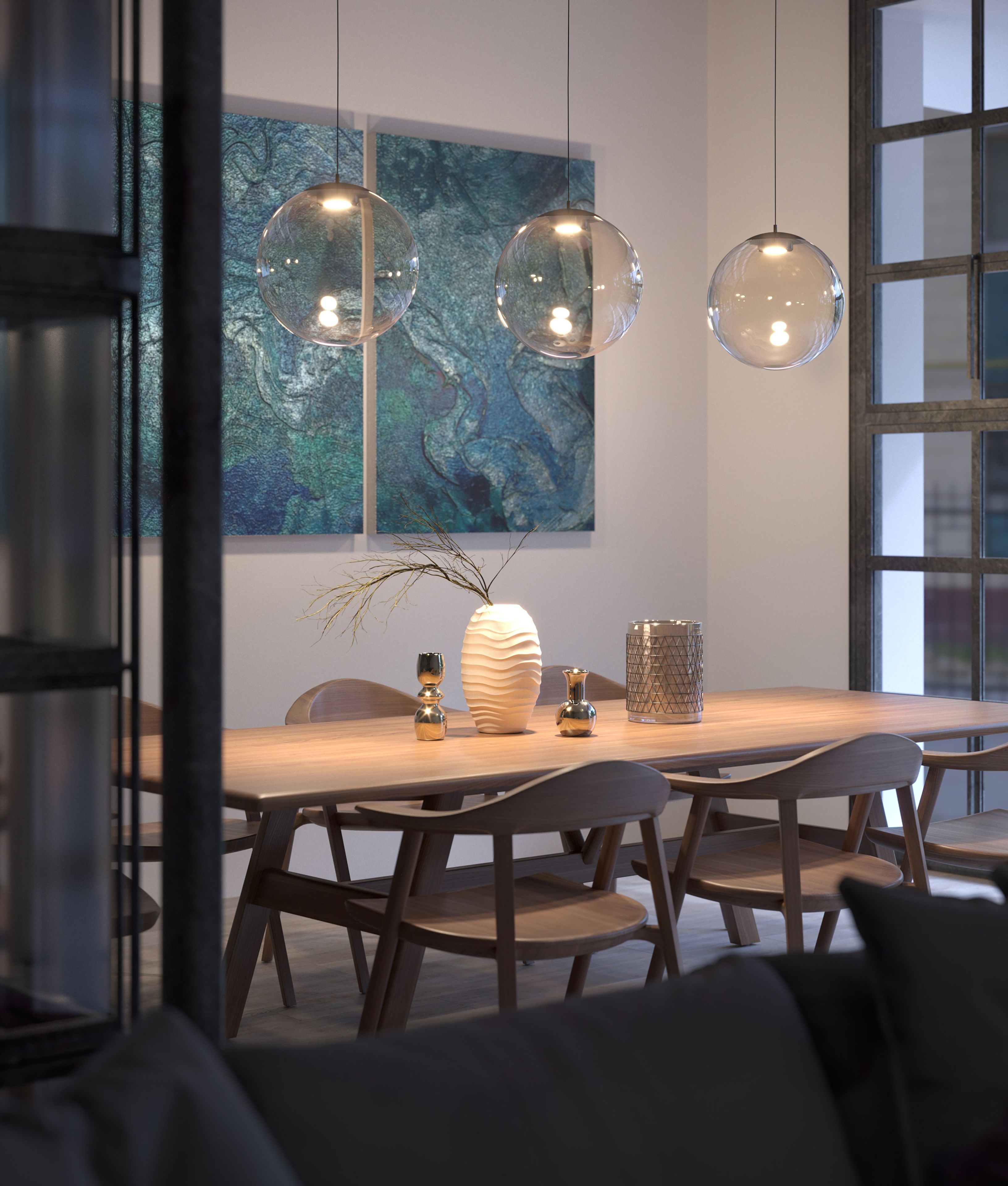 Выдувное стекло светодиодный подвесной светильник Cangini & Tucci Pit ARCH-00052128 - Вид №2