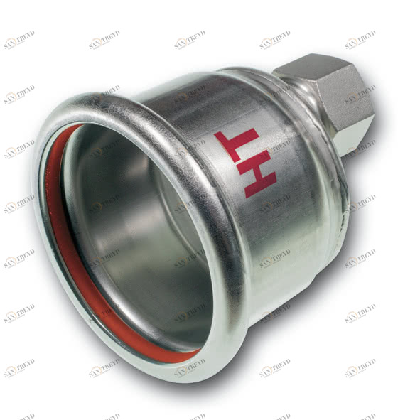 618301E10834 SANHA 18301E пр.-фит. нерж., упл.фитон заглушка ВПр 108,0x3/4 мм 