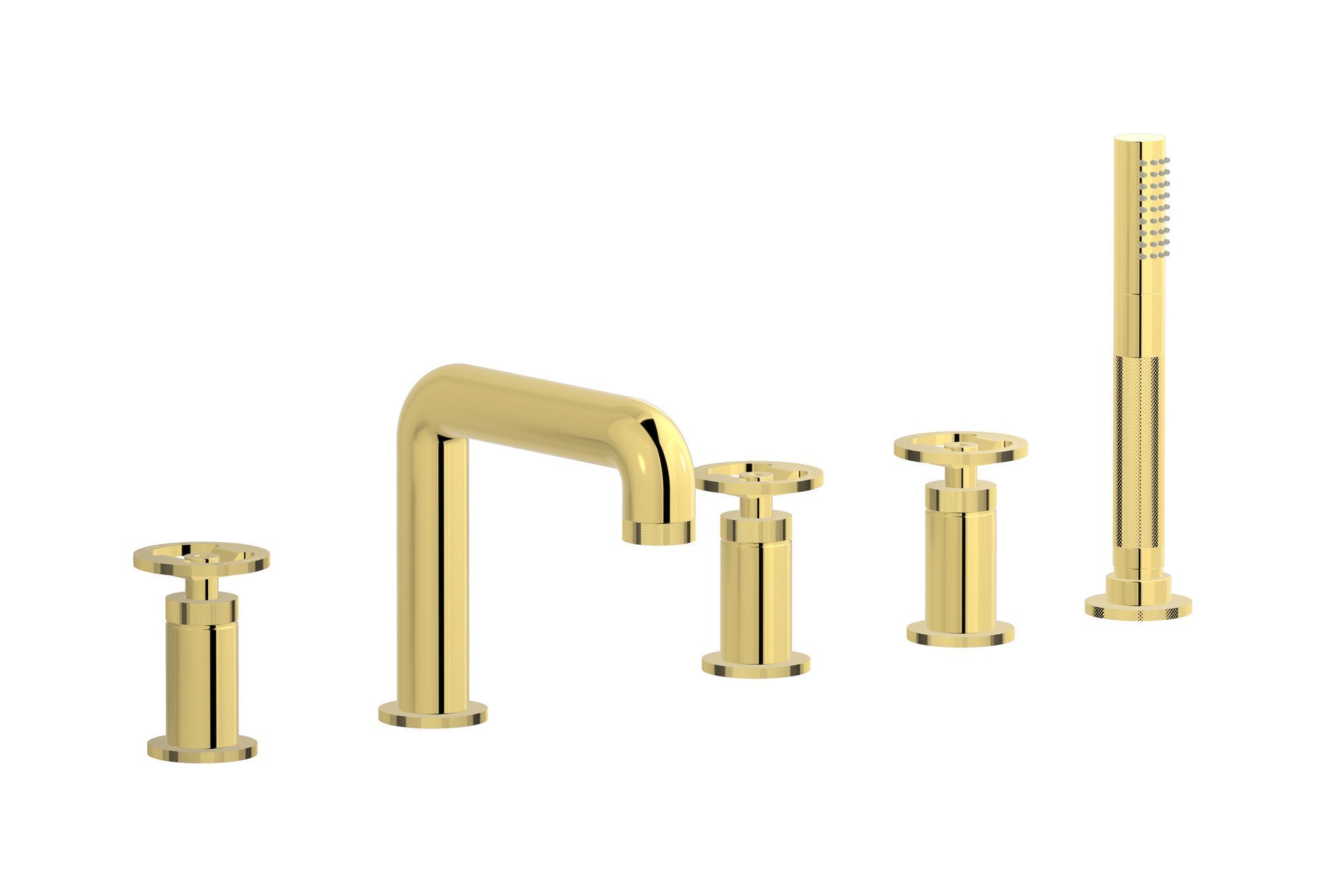 Смеситель для ванны с 5 отверстиями и ручным душем IB Bold ARCH-00114944 - Вид №14