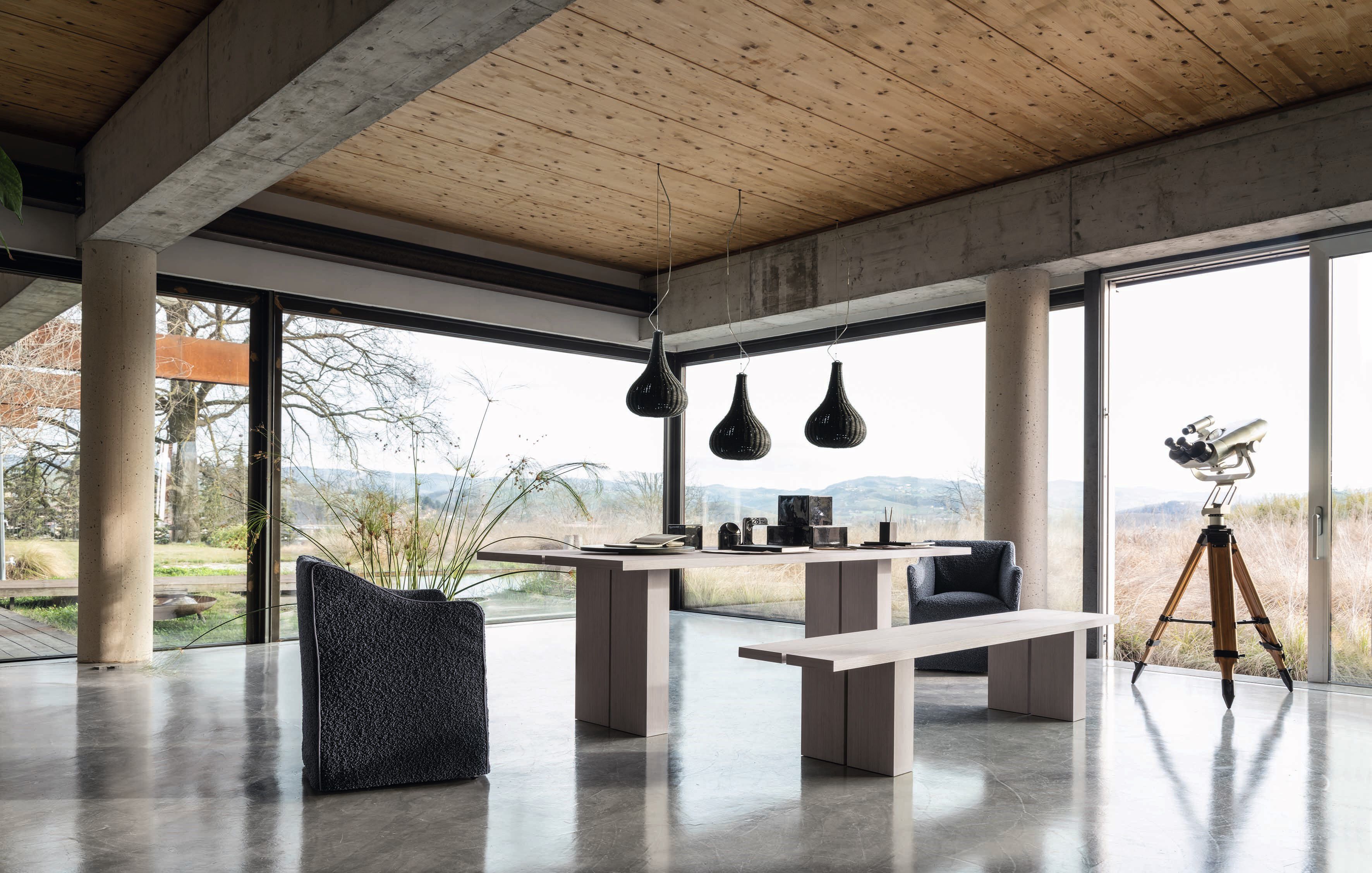 Деревянная скамья Gervasoni яку ARCH-00049418 - Вид №5