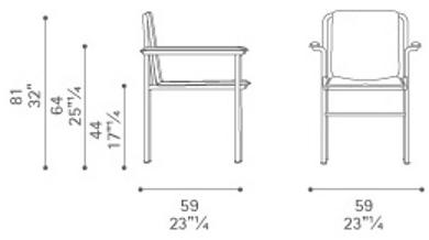 Poltrona Frau Стул для конференций с подлокотниками L'ufficio - poltrone conferenza sun-id-1368378 - Вид №4