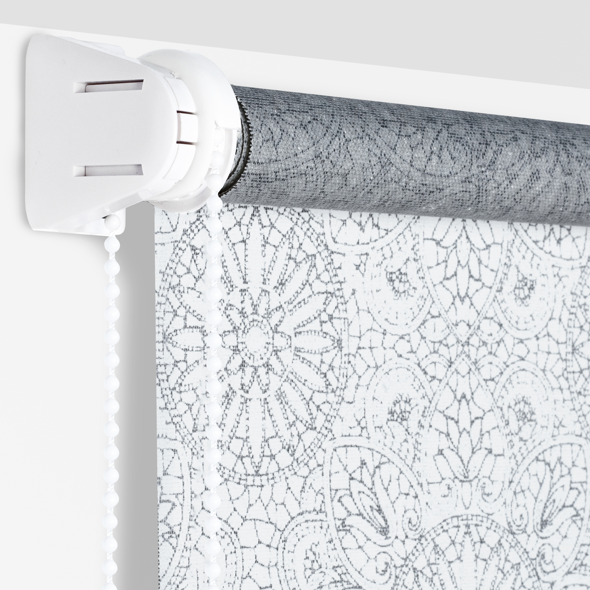 GARDEN Рулонная штора Neo Classic серая с орнаментом 50x160 см 82934348 STLM-0038132 - Вид №1