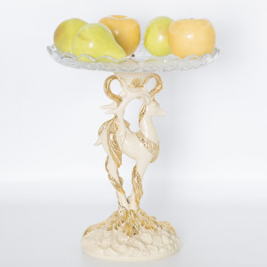 52091 Фруктовница-конфетница Лань Артемиды - 6 Айвори BOGACHO