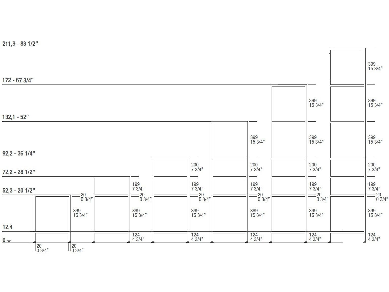 Стальная модульная офисная мебель Bralco концерт ARCH-00129122 - Вид №7