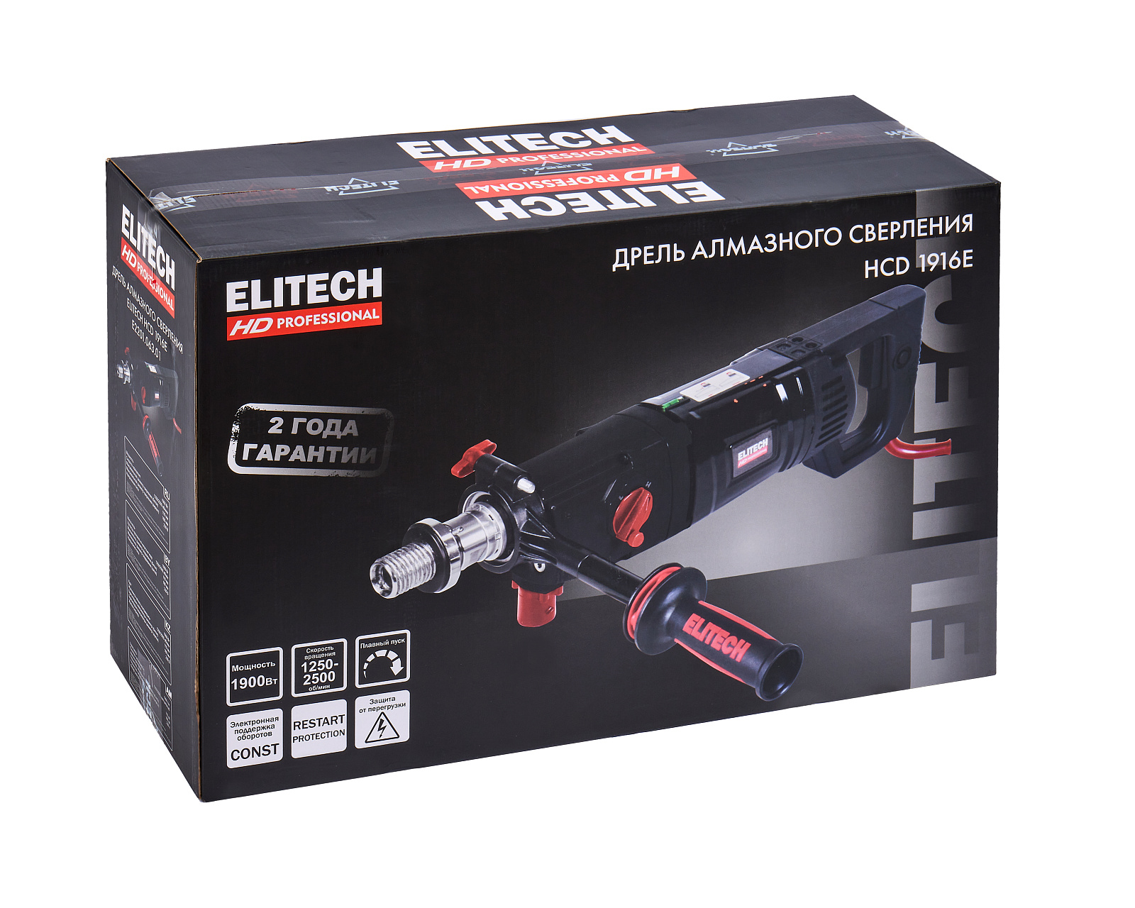 Дрель для алмазного сверления ELITECH HD HCD 1916E 5472528 STDN-0147342 - Вид №15