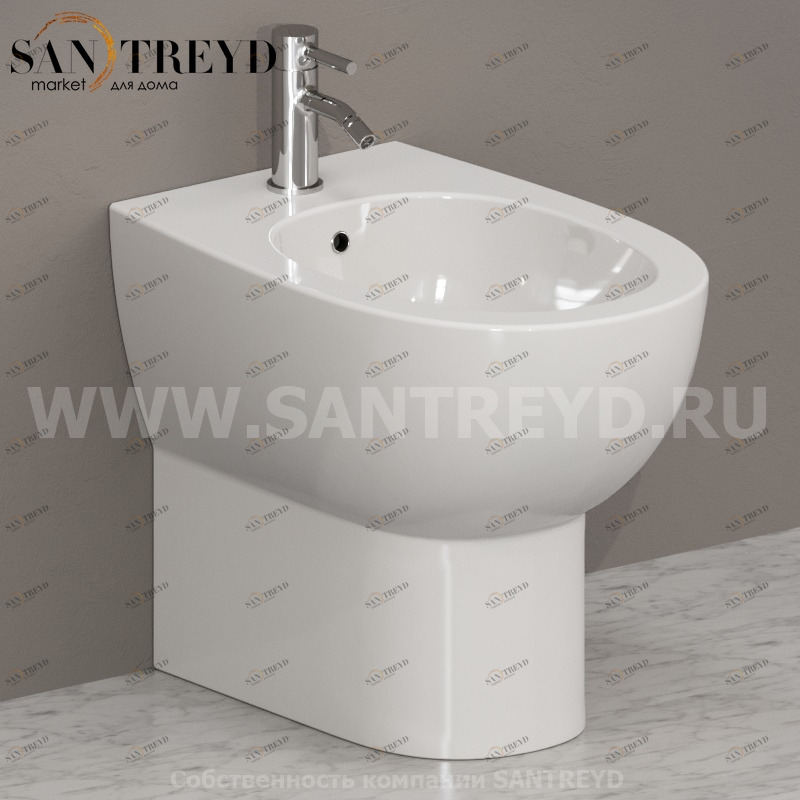 MD009BI Биде напольное 4ALL Ceramica Globo