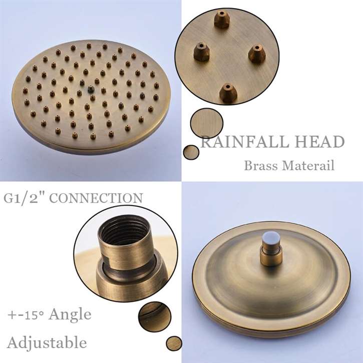 Настенная душевая колонна с переключателем Fontana Showers питьевой фонтанчик ARCH-00100157 - Вид №4