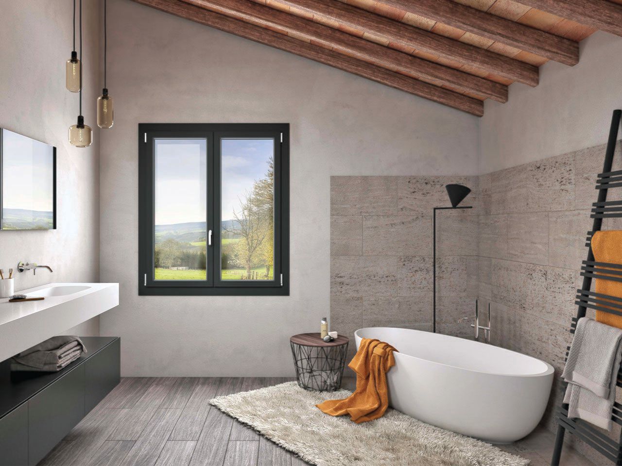 ПВХ/алюминиевые оконные рамы DQG - Diquigiovanni DQG 85 ARCH-00070907 - Вид №3