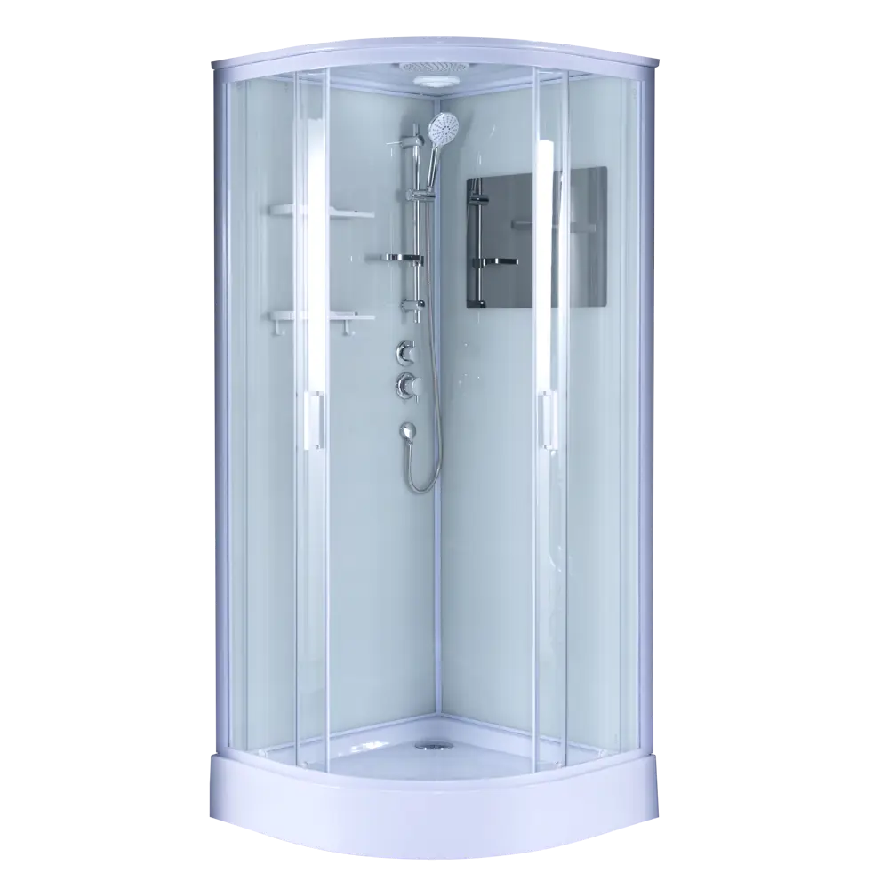 Душевая кабина Мари 1/4 низкий поддон 90x90 см Santreyd STLM-2009229 - Вид №21