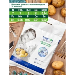 93725415 Удобрение сухое Террасол минеральное для Картофеля с микроэлементами 2.5 кг STLM-0961999