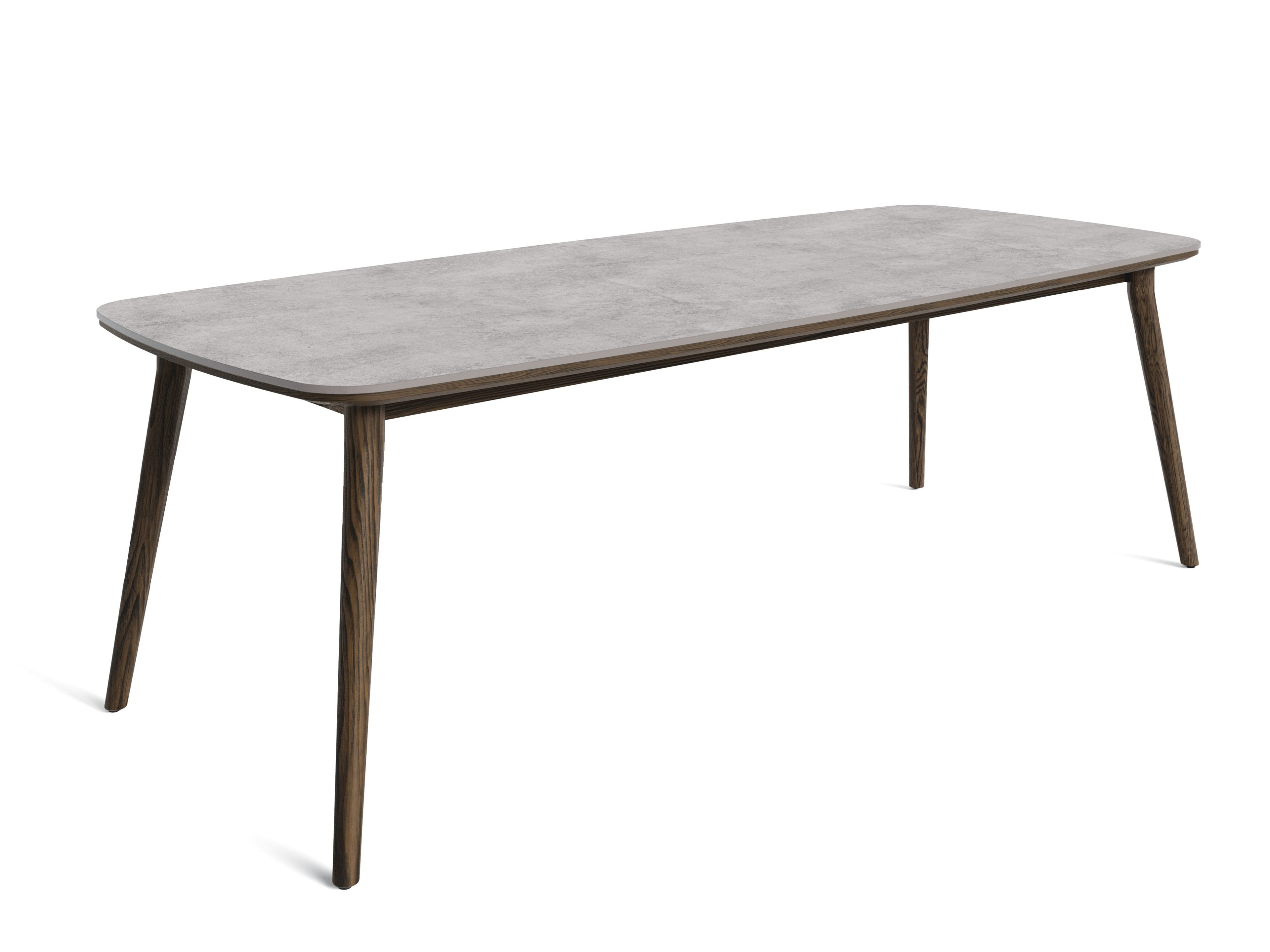 Прямоугольный керамический обеденный стол Jardinico дерево ARCH-00062109 - Вид №6