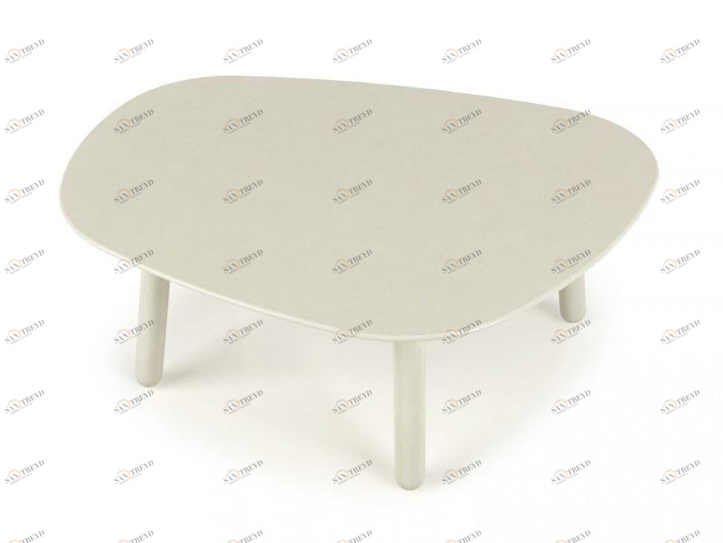 Huppé Низкий лакированный журнальный столик из березы Inverse 5570p - 5573p HUPPE