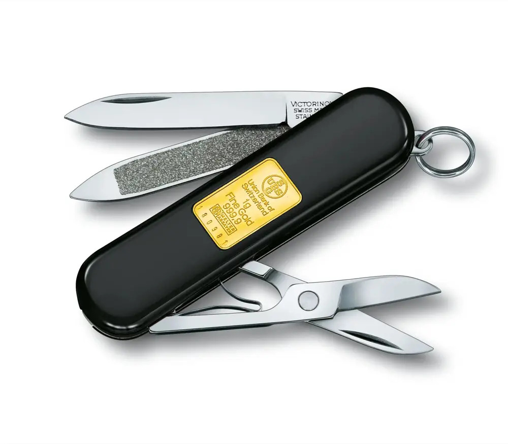 91348180 Нож-брелок Victorinox Classic 0.6203.87 пластиковый корпус 58 мм STLM-0839761