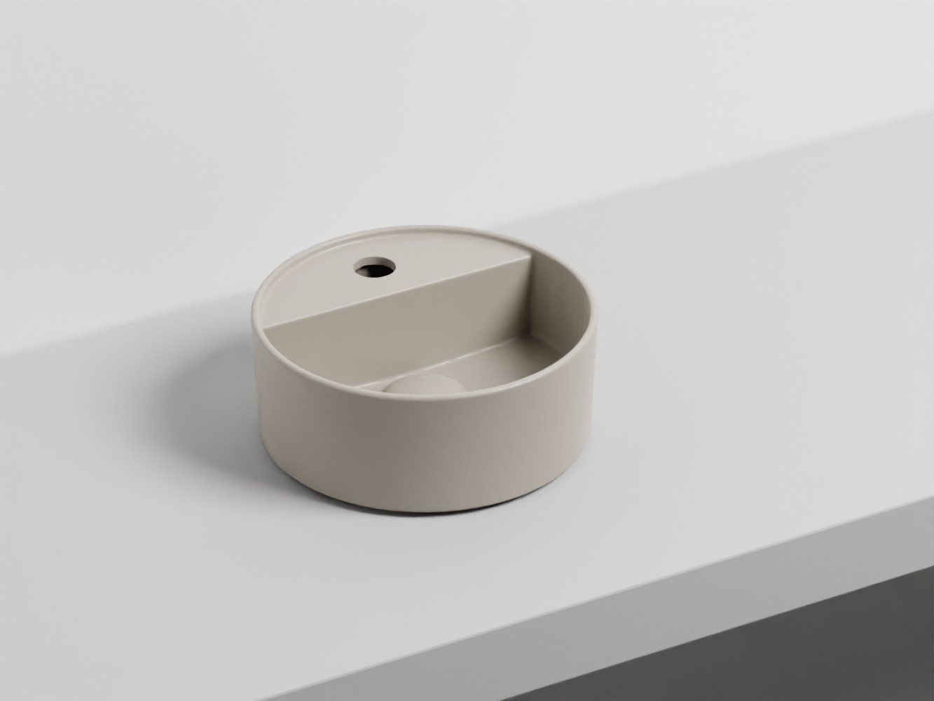 LPLAT-AV Раковина круглый одно отверстие под смеситель 28 cielo Shui Comfort Ceramica Cielo
