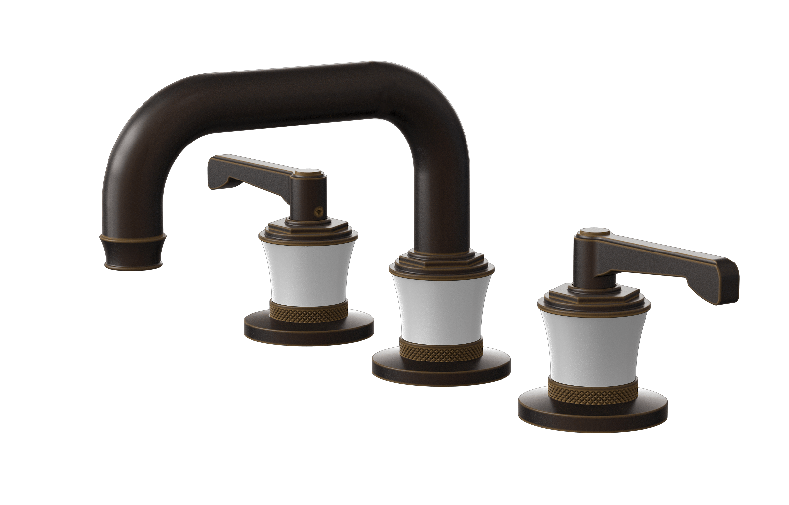 E-11610-R3WT-LM60B-OB Смеситель для умывальника на 3 отвертия GRAFF Vignola