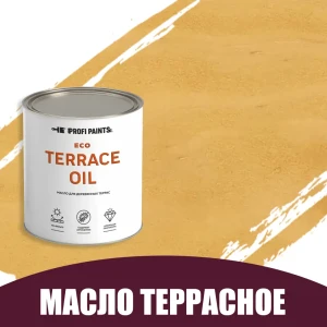 91314465 Масло для дерева износостойкое Profipaints Eco Terrace Oil 0.9 л Кедр STLM-0852901