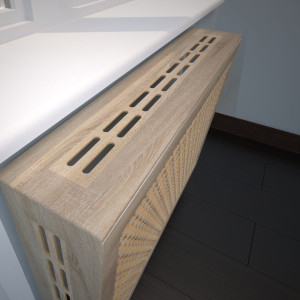 Крышка для экрана 120 см универсальная дуб сонома STELLA STSR-1060