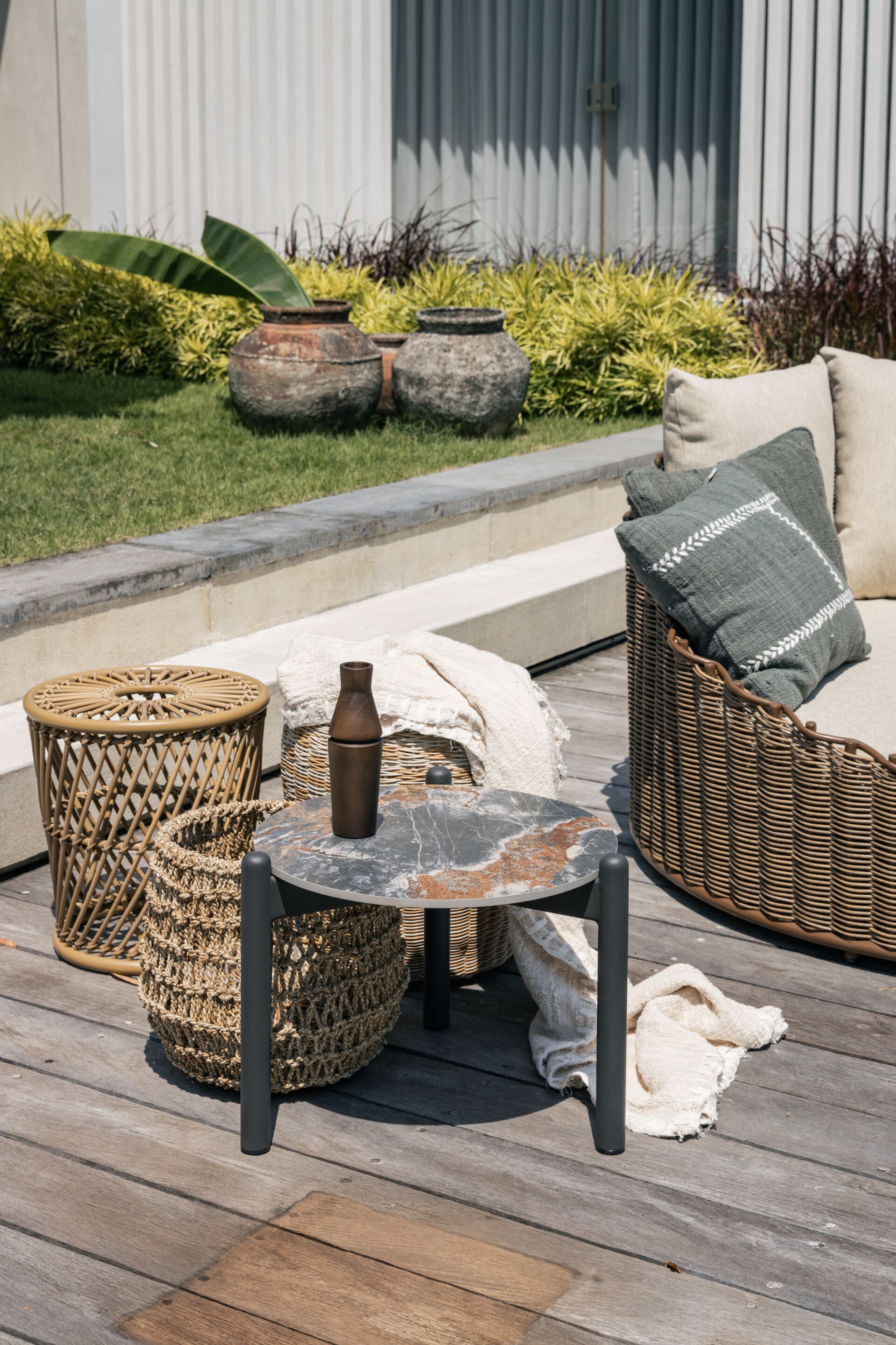 Алюминиевый круглый садовый столик cbdesign Stylo ARCH-00030116 - Вид №12