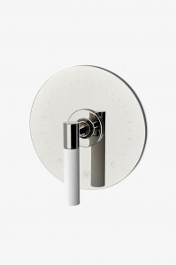 BTH22D Круглый термостатический регулирующий клапан серии Bond Union с эмалевым гильошированным рычагом Waterworks