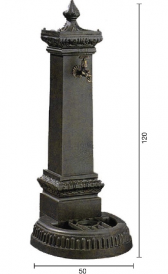 Фонтан с краном MIGLIORE Artistica ML.ART-3 120 см, чугун ML.ART-3.gs - Вид №1