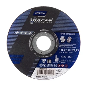 Круг отрезной по металлу Norton, тип 41, 115x1x22.2 мм 13920957 STLM-2052364