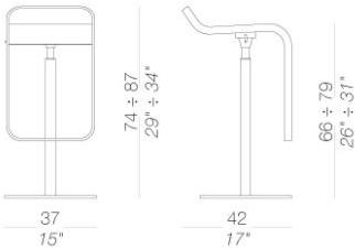 Lapalma Табурет высокий поворотный Lem S80 - Вид №12