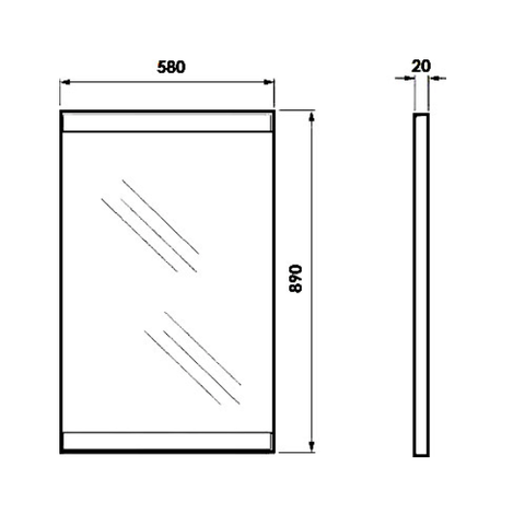 O-mebel Корро зеркало венге Хром ORANGE sun-id-1516823 - Вид №2