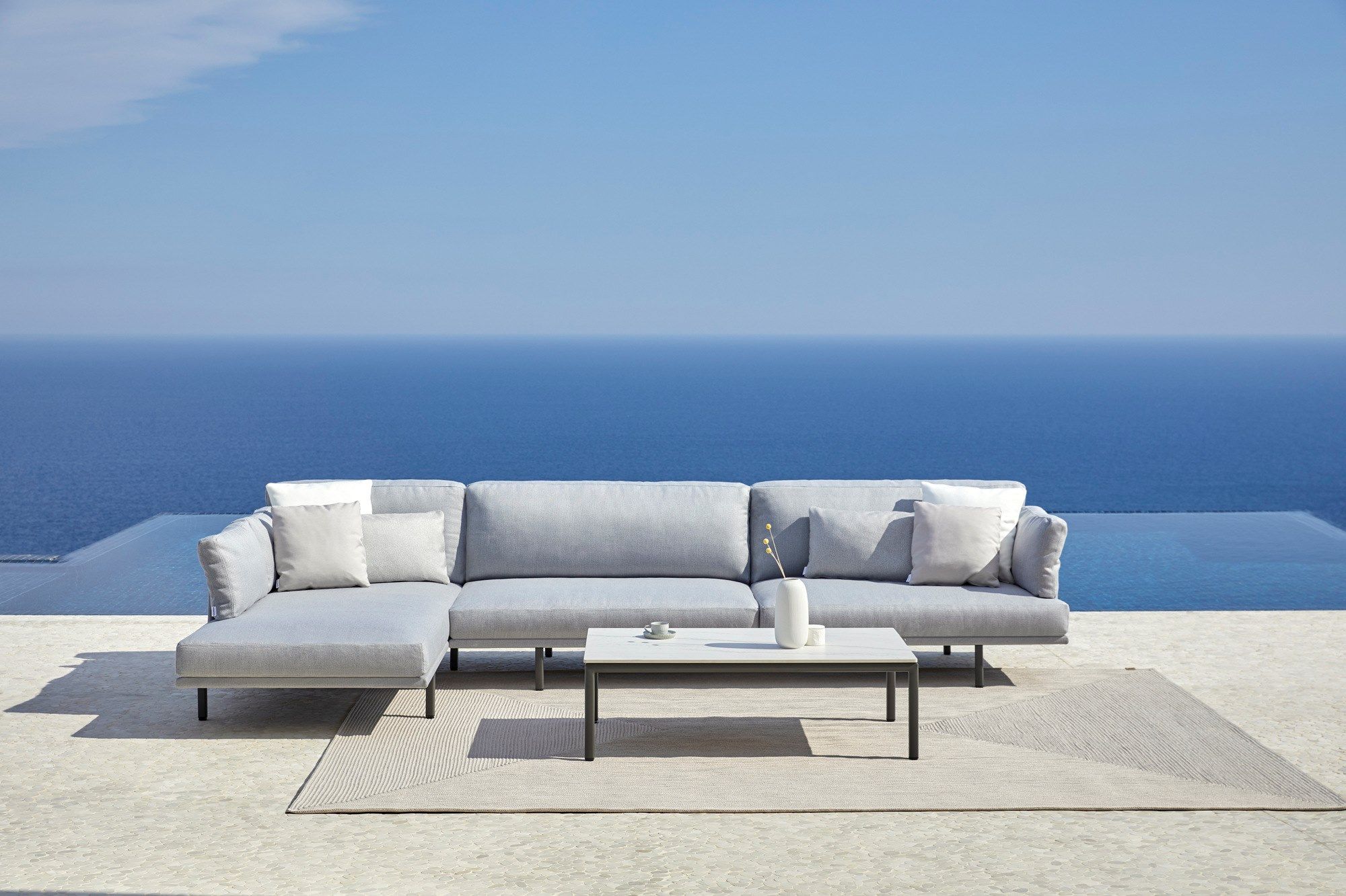 Прямоугольный садовый столик с керамической столешницей POINT Long Island ARCH-00056265 - Вид №2