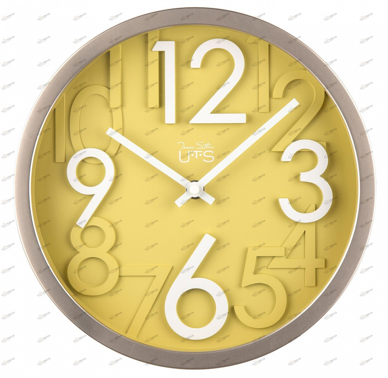 Часы настенные желтые Tomas Stern 9078 TOMAS STERN  00-3872802 Желтый 