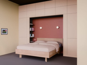 Модульный мостовой шкаф из линолеума