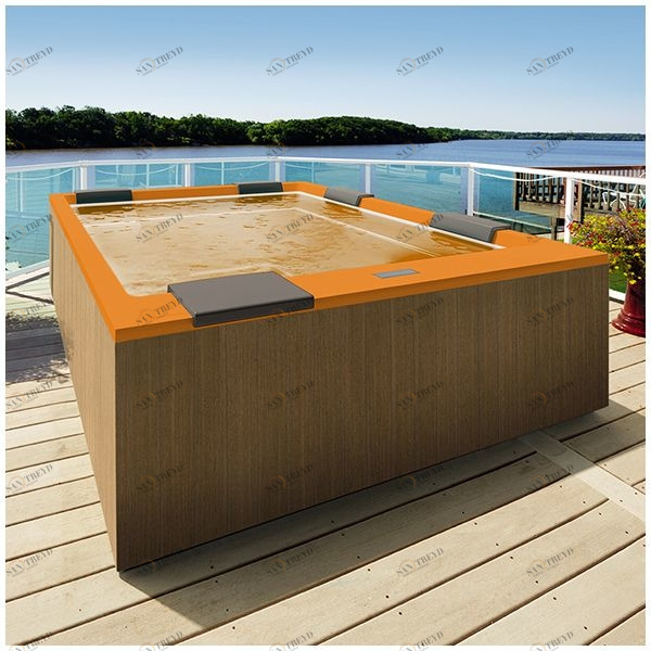 Бассейн Gruppo Treesse Muse Plus-V212I-PL-O прямоугольный встроенный оранжевый PLUSV212IPLO