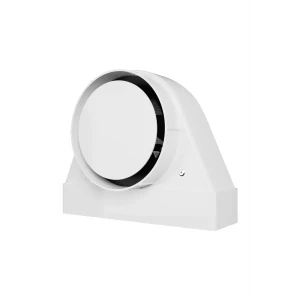 Вентиляционная решетка со шторкой и сеткой Era SH 125 208x208 мм сталь цвет белый