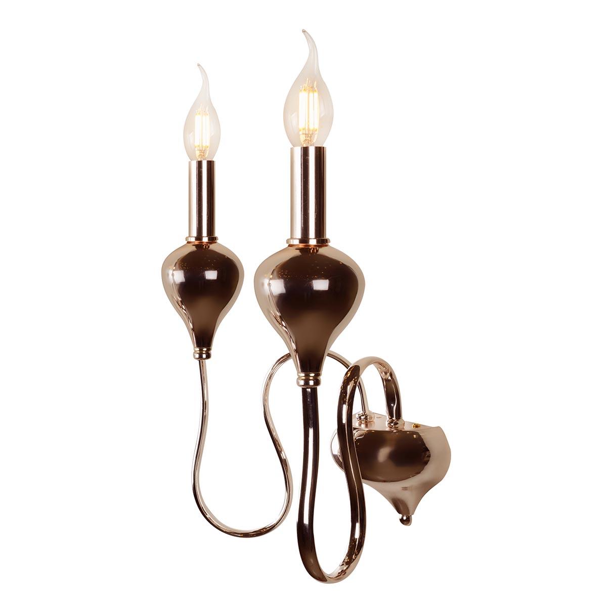 Бра настенное золотистое iLamp Lady GD 88003-2 GD ILAMP СВЕЧА 00-3949161 Золото  - Вид №2