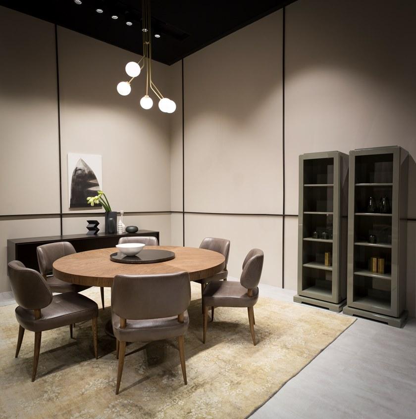 SELVA Круглый обеденный стол из фанерованной древесины  3165  - Вид №4