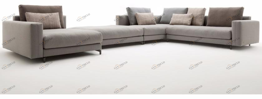 Rolf Benz Угловой диван в ткани Rolf benz 007 nuvola sun-id-1380031