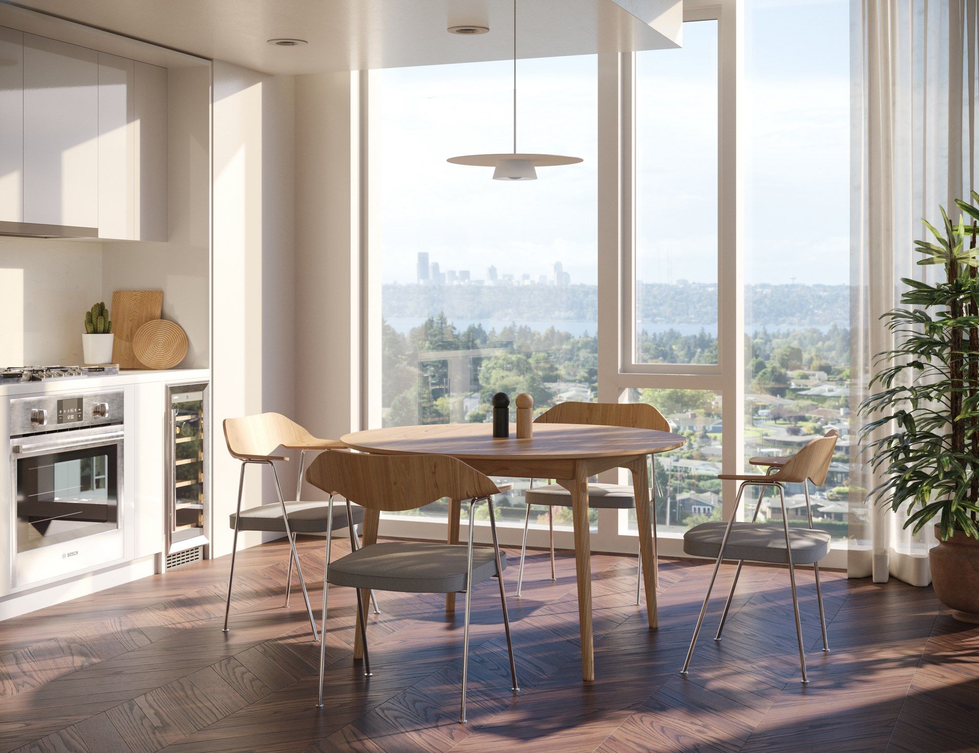 Круглый выдвижной стол из дуба Case Dulwich ARCH-00089618 - Вид №4