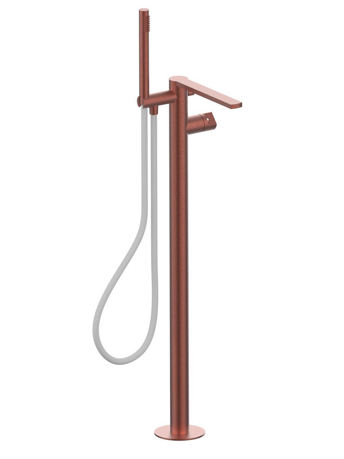 Однорычажный смеситель для ванны из нержавеющей стали с ручным душем Rubinetterie Frattini Borgia ARCH-00015143 - Вид №1